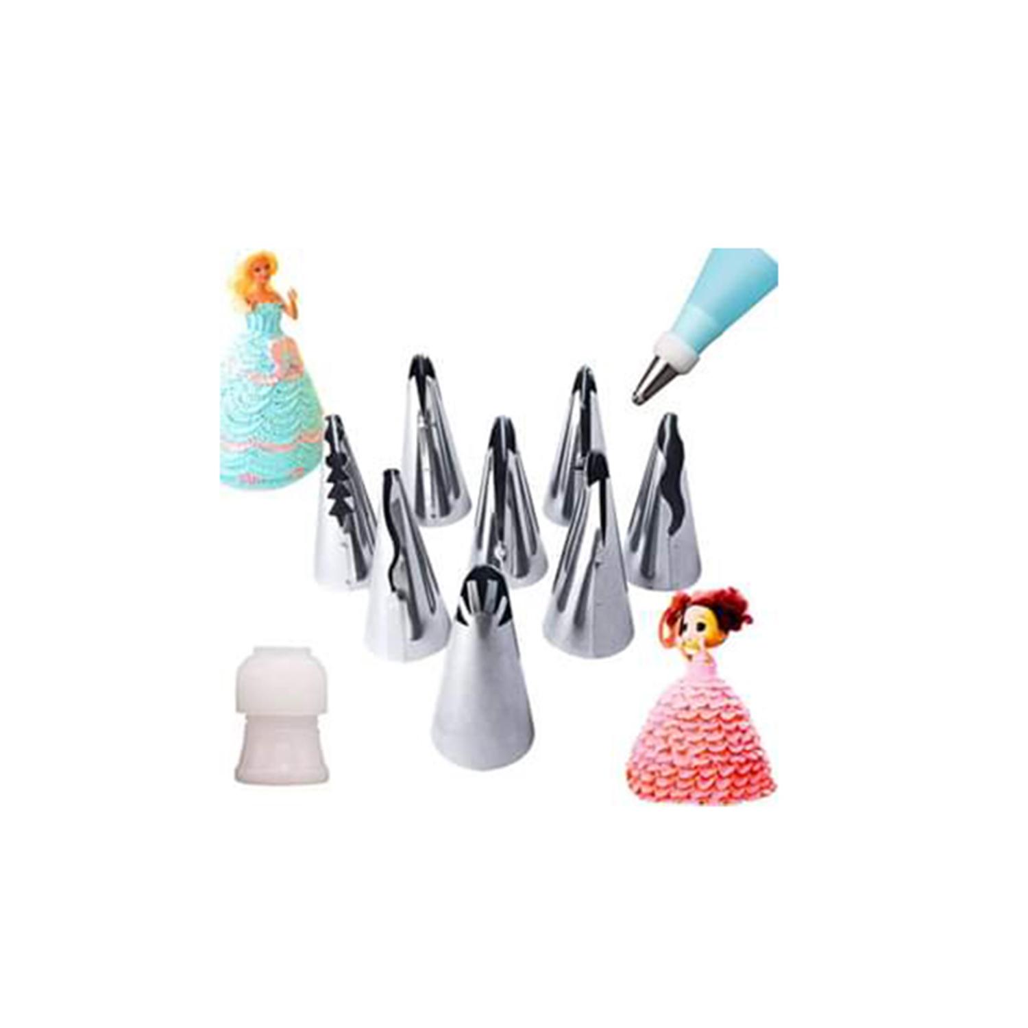 7PC BARBIE DOLL NOZZLE SET WITH PIPING BAG