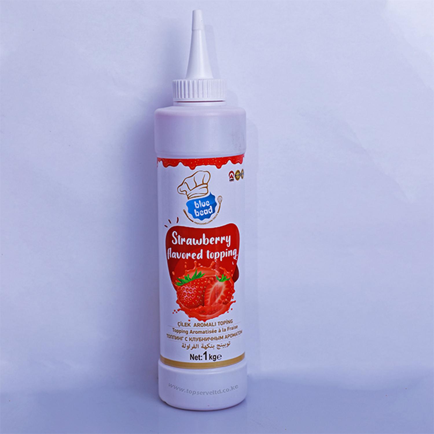 BLUE BEAD STRAWBERRY TOPPING SAUCE 1KG