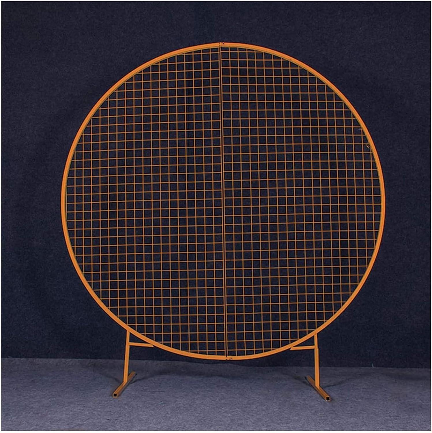 GOLD ROUND DECORATIVE FRAME WITH MESH 1.2M
