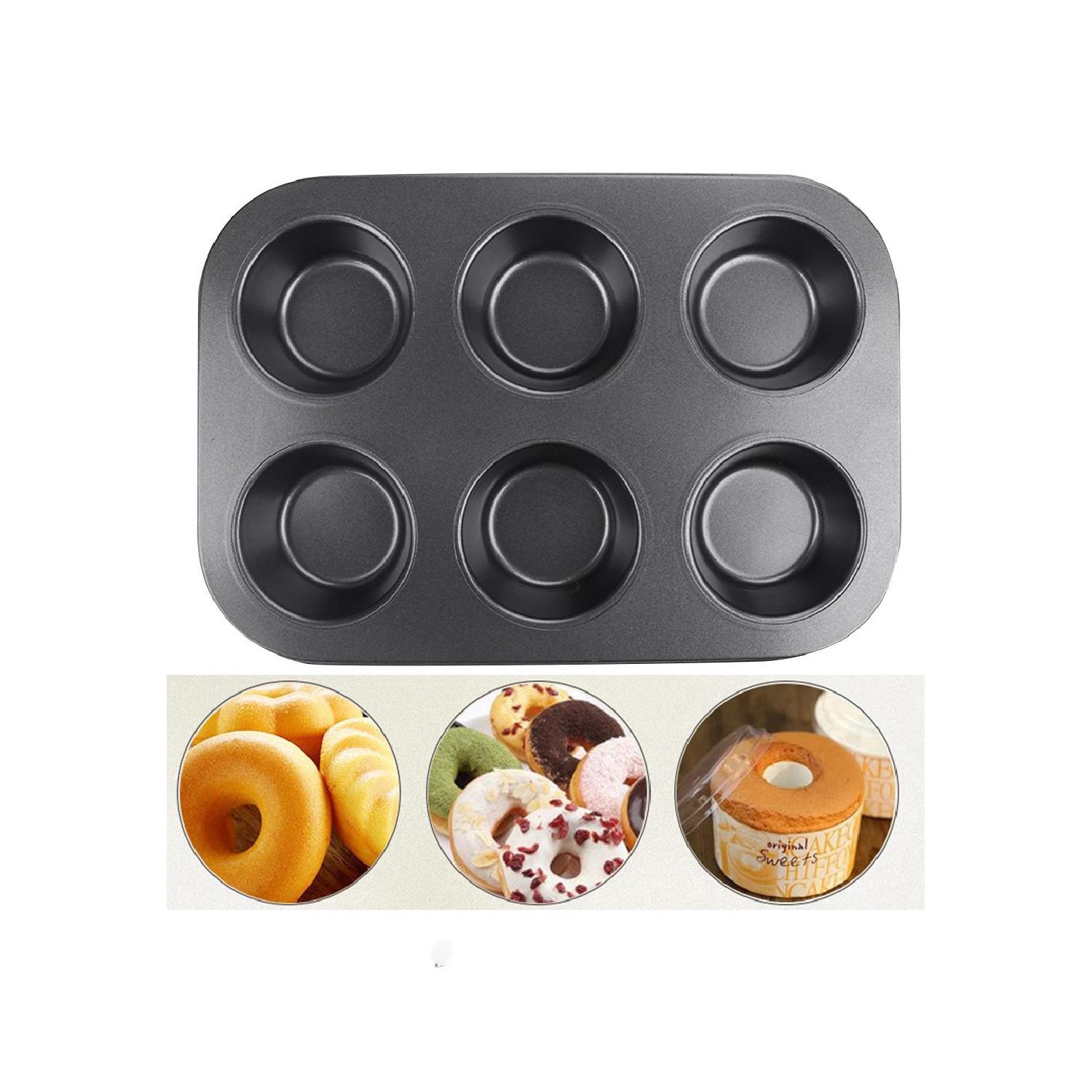 MERRIT CARBON STEEL 6 HOLE MUFFIN PAN