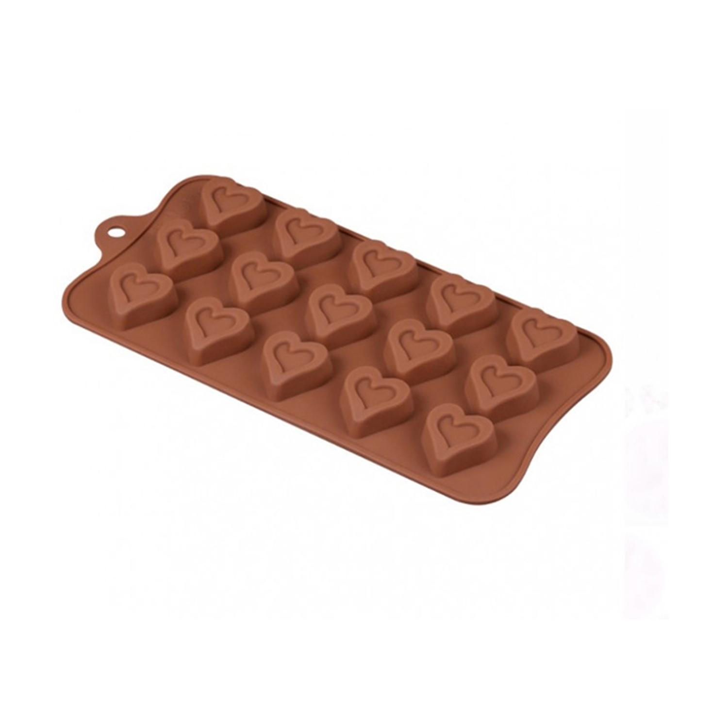 SCM0026 HEARTS 3D SILICONE CHOCOLATE MOULD