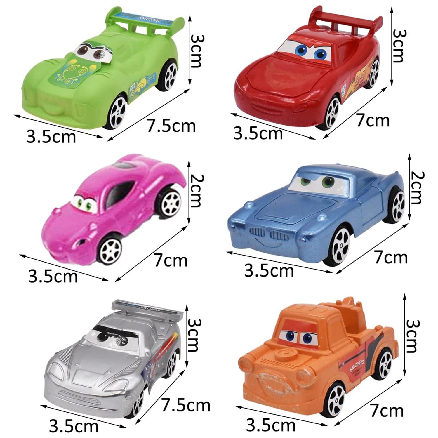 SET OF 8 MCQUEEN CAR TOPPERS