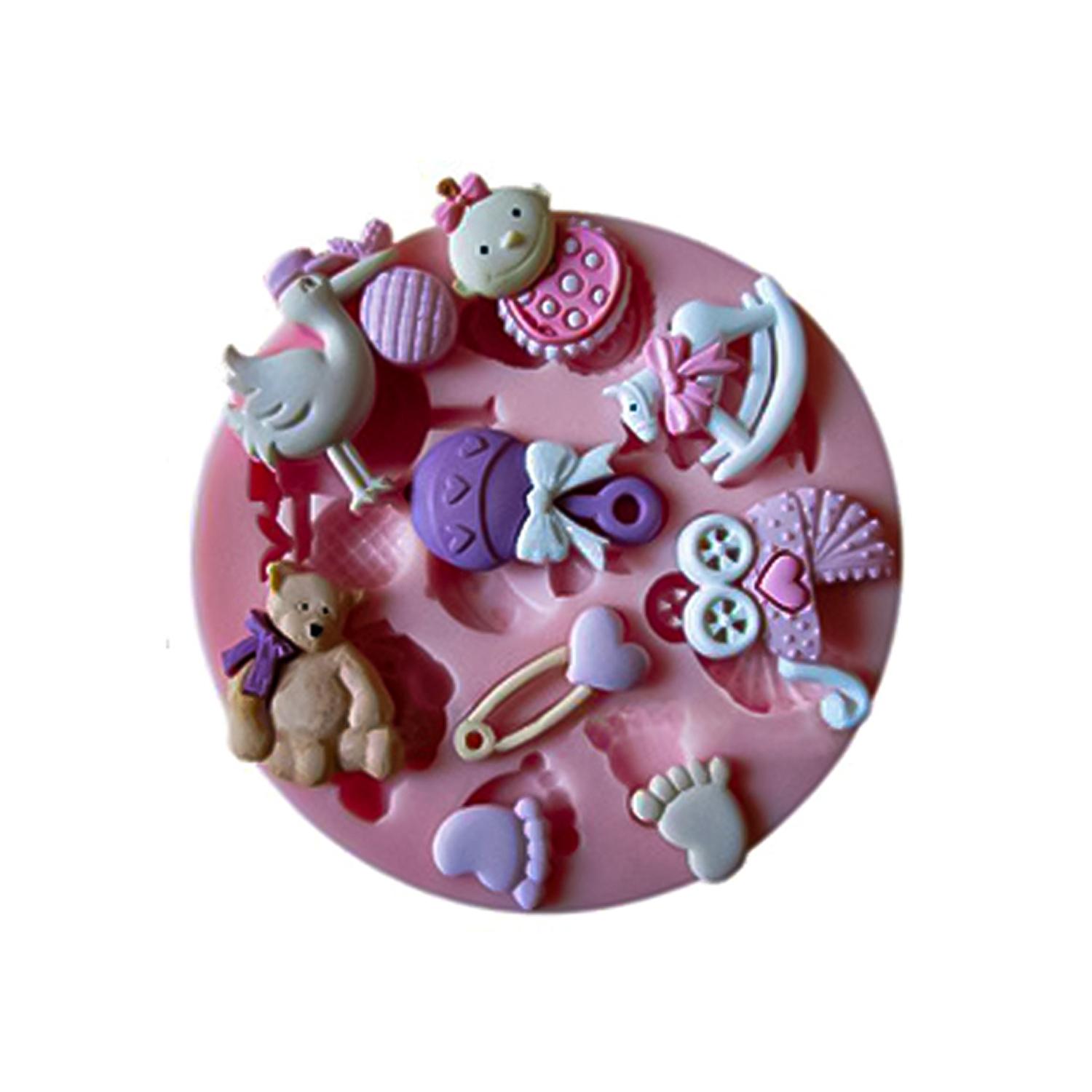 SFGM0120 BABY SHOWER ITEMS SILICONE MOULD