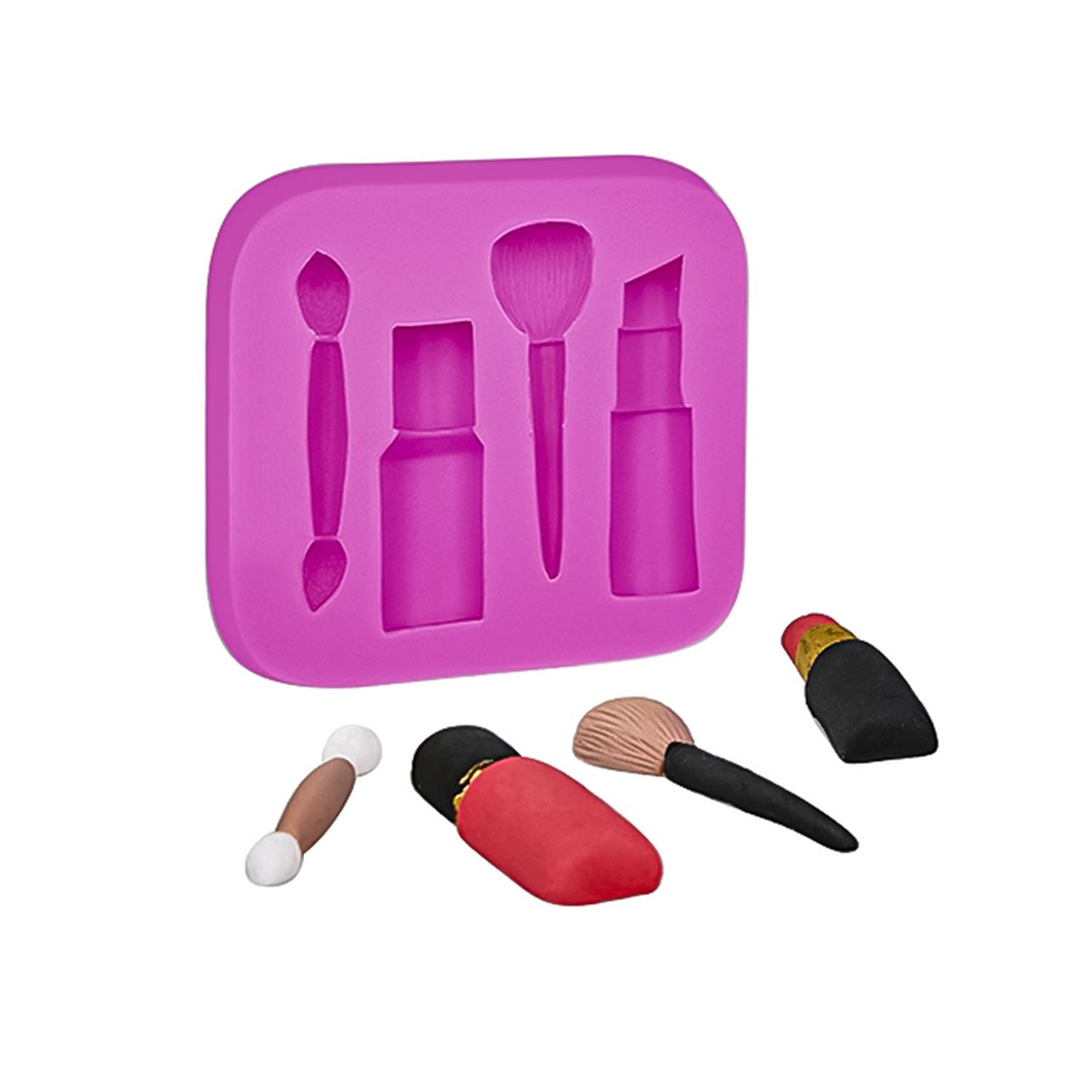 SFGM0144 MAKEUP BRUSH AND LIPSTICK SILICON MOLD
