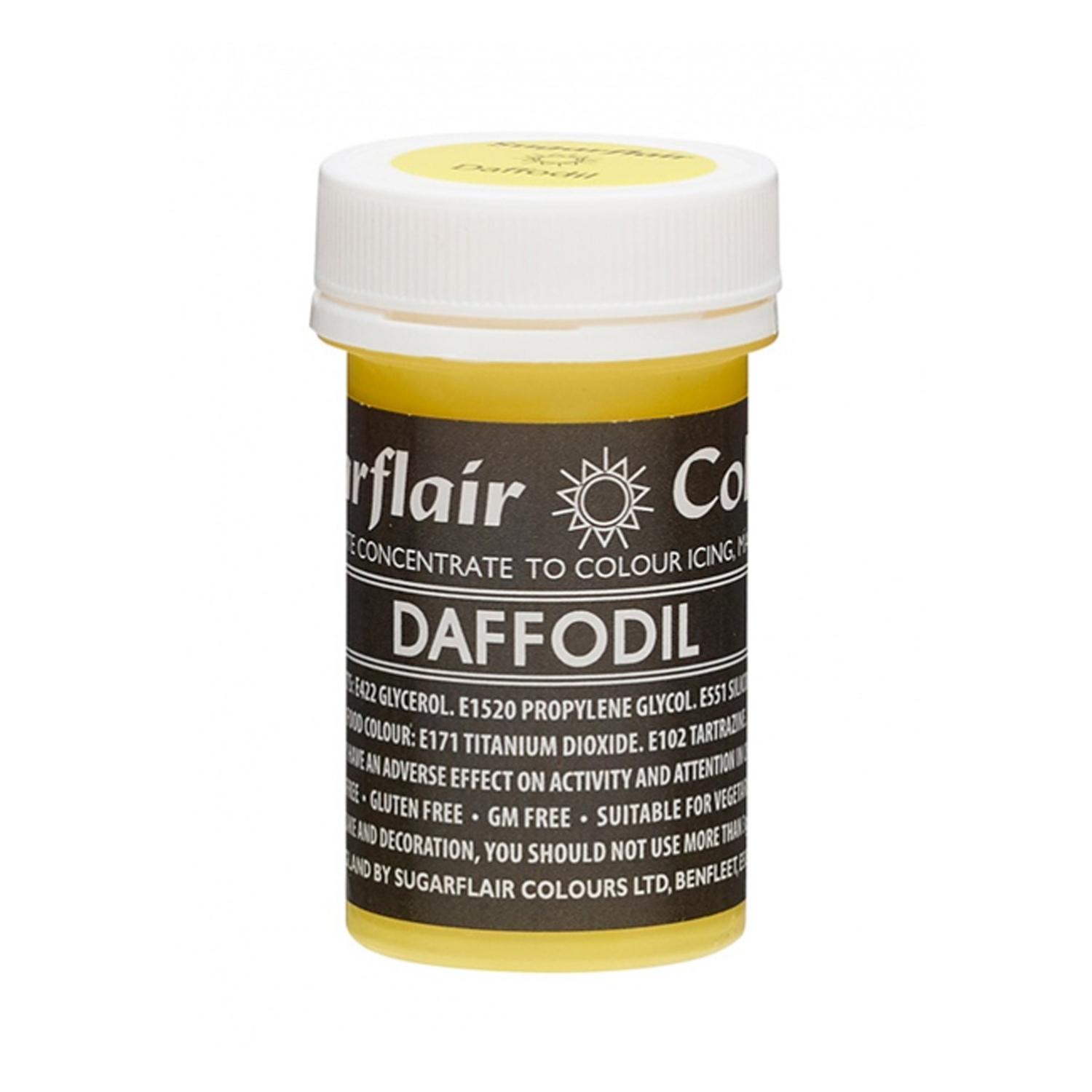 SUGARFLAIR COLOURS PASTEL PASTE DAFFODIL 25GMS