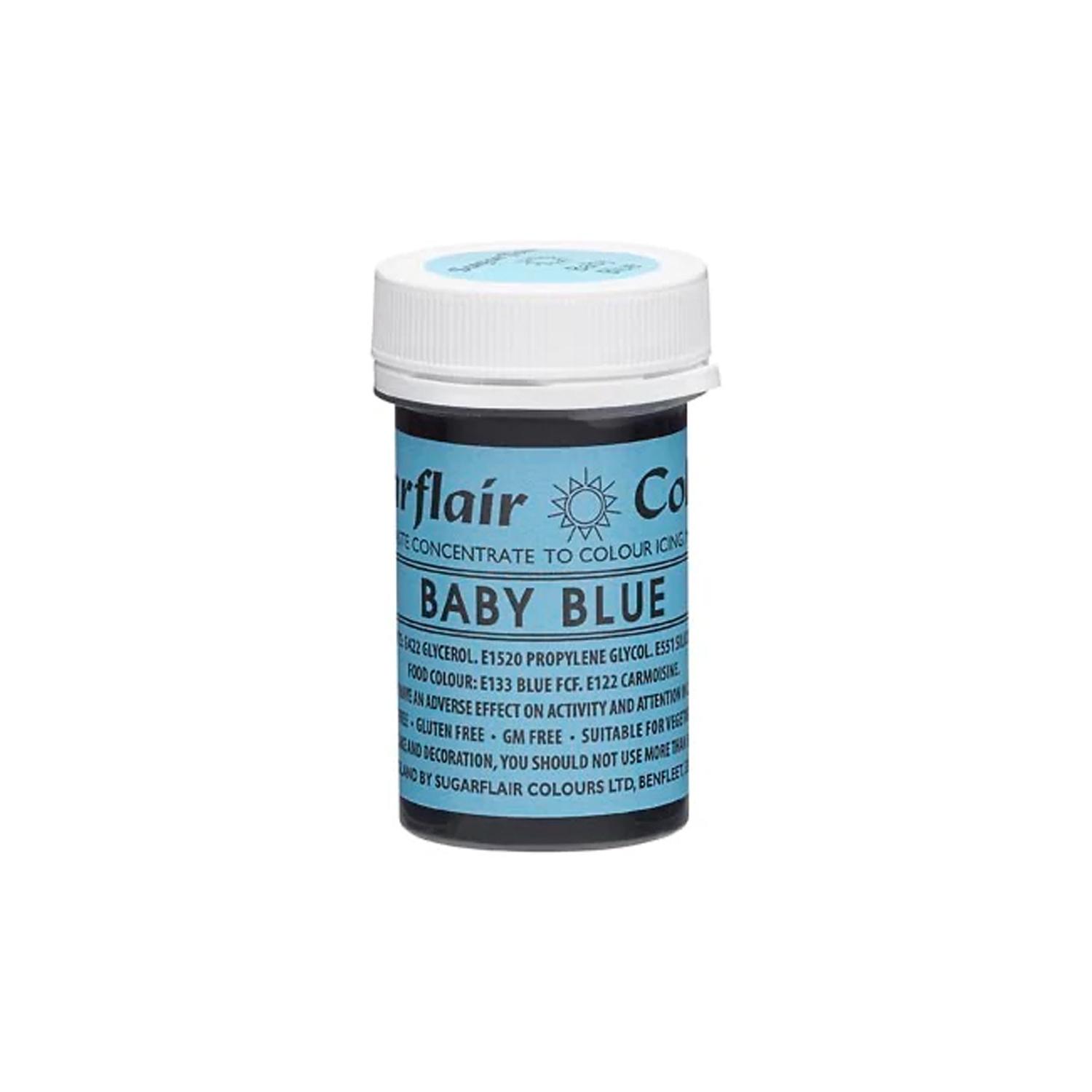 SUGARFLAIR COLOURS SPECTRAL PASTE BABY BLUE 25GMS