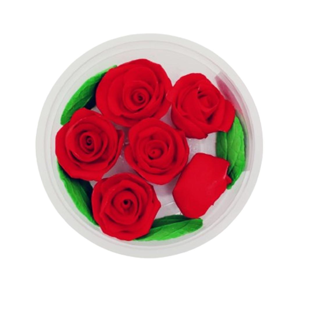 SUPER CAKES SMALL ROSE FLOWERS RED