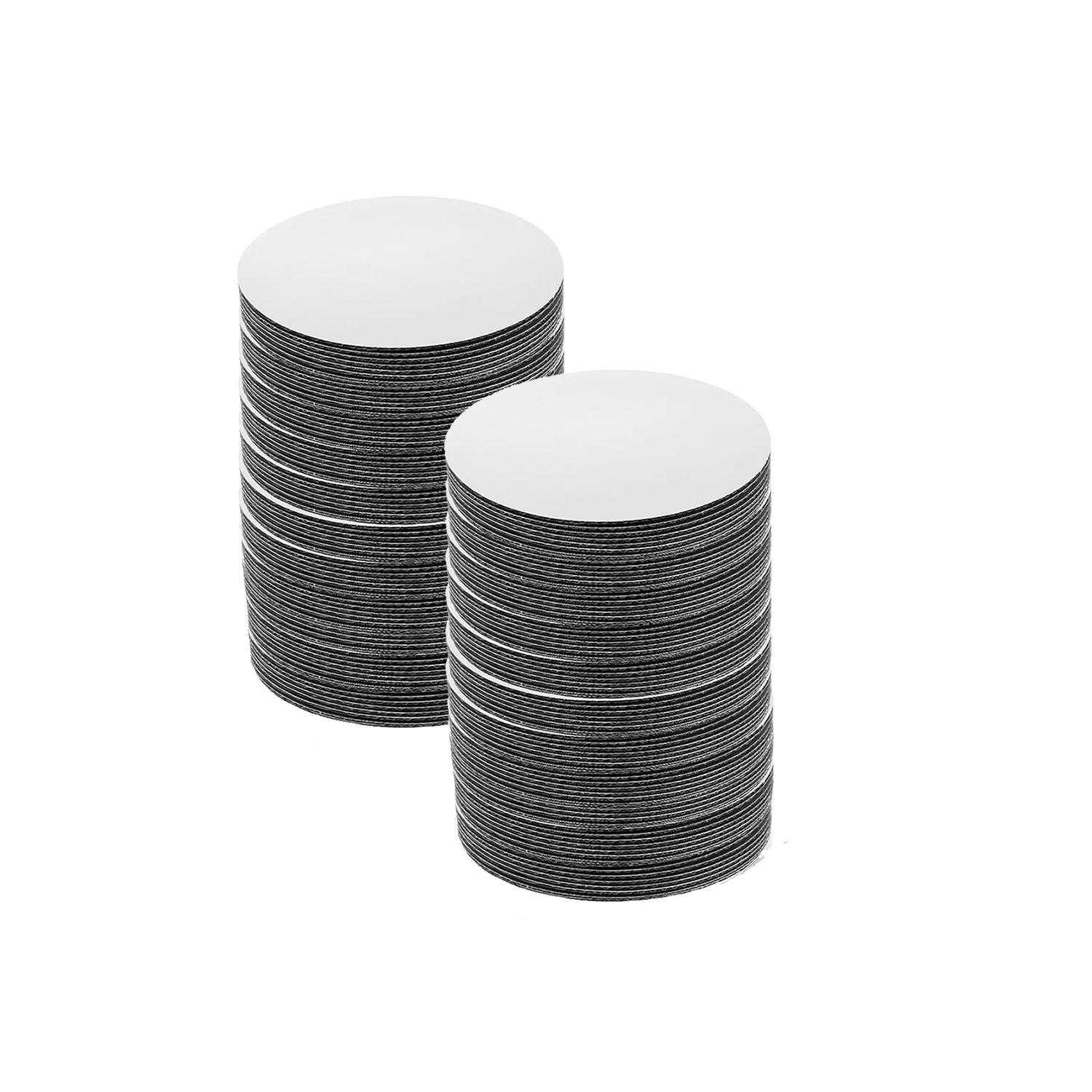 PACK OF 100 - 10'' ROUND SMOOTH SILVER CAKE BOARD