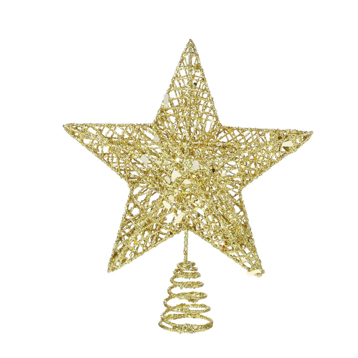 6'' GOLD CHRISTMAS TREE STAR