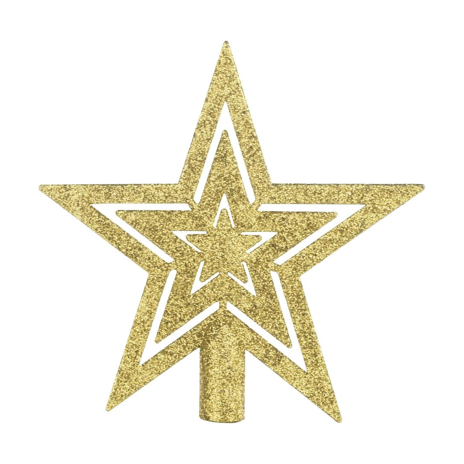 7” GOLD CHRISTMAS TREE STAR