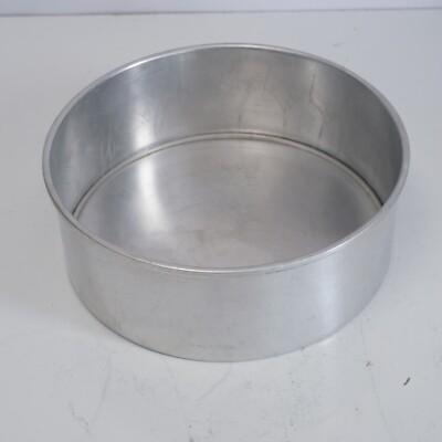 1KG 8'' X 3'' ROUND HANDCRAFTED JUAKALI ALUMINIUM CAKE BAKING PAN