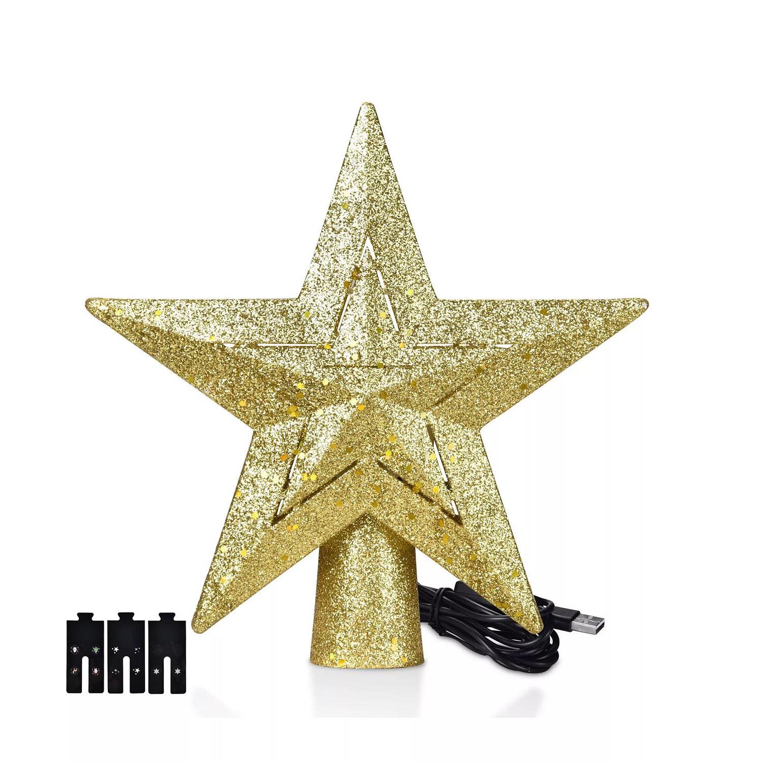 GOLD CHRISTMAS TREE LIGHTING STARGOLD CHRISTMAS TREE LIGHTING STAR