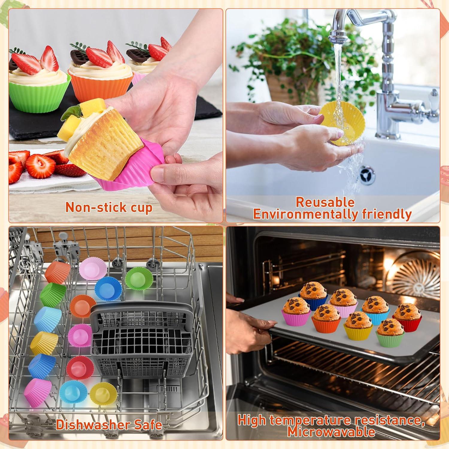 1PC SILICONE CUPCAKE CASES 105MM
