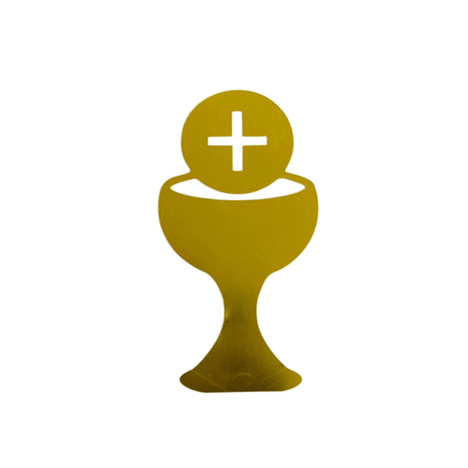 GOLD MIRROR ACRYLIC CHRISTENING DAY TOPPER NO 01