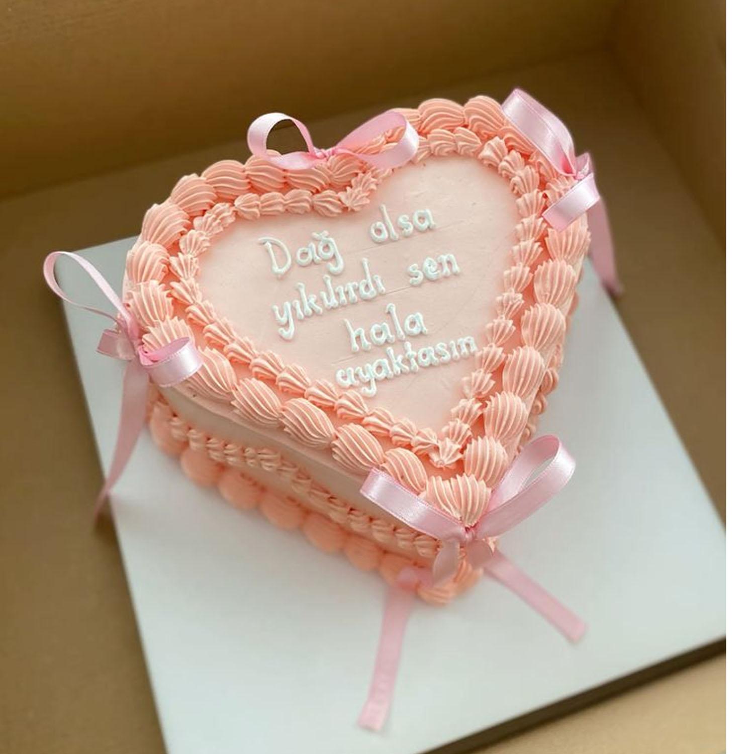 1/2KG 6'' X 3'' HEART HANDCRAFTED JUAKALI ALUMINIUM CAKE BAKING PAN TIN