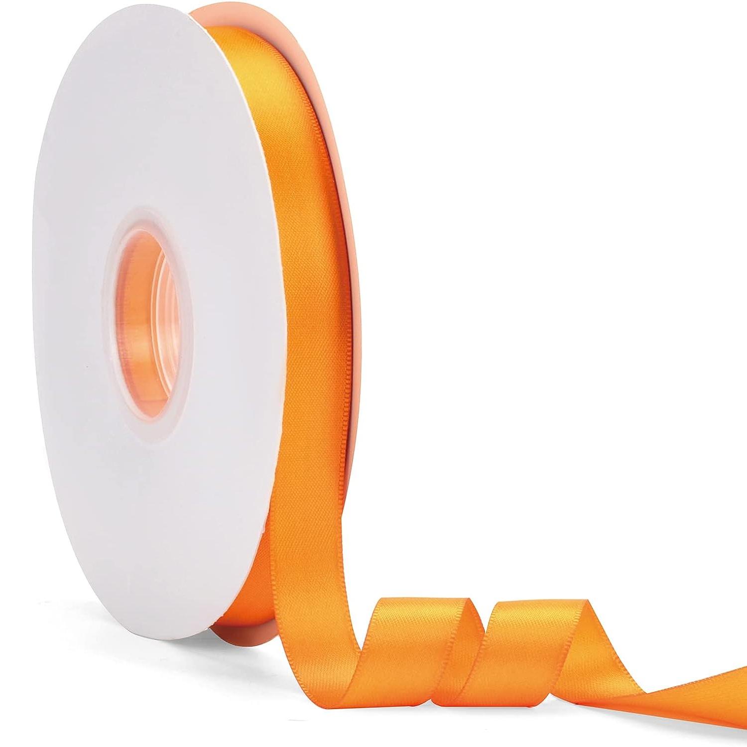 1/2'' SATIN CLOTH RIBBON ORANGE