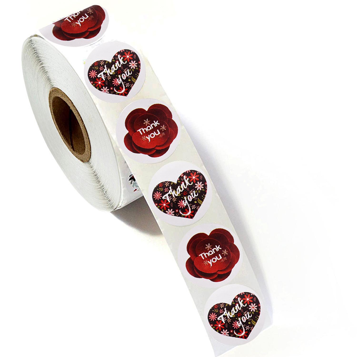 1" THANK YOU STICKER ROLL