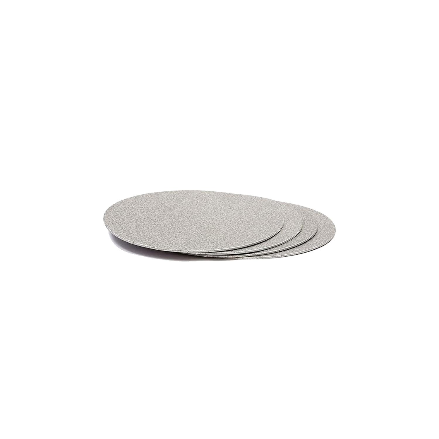 10'' ROUND SMOOTH SILVER CAKE BOARD