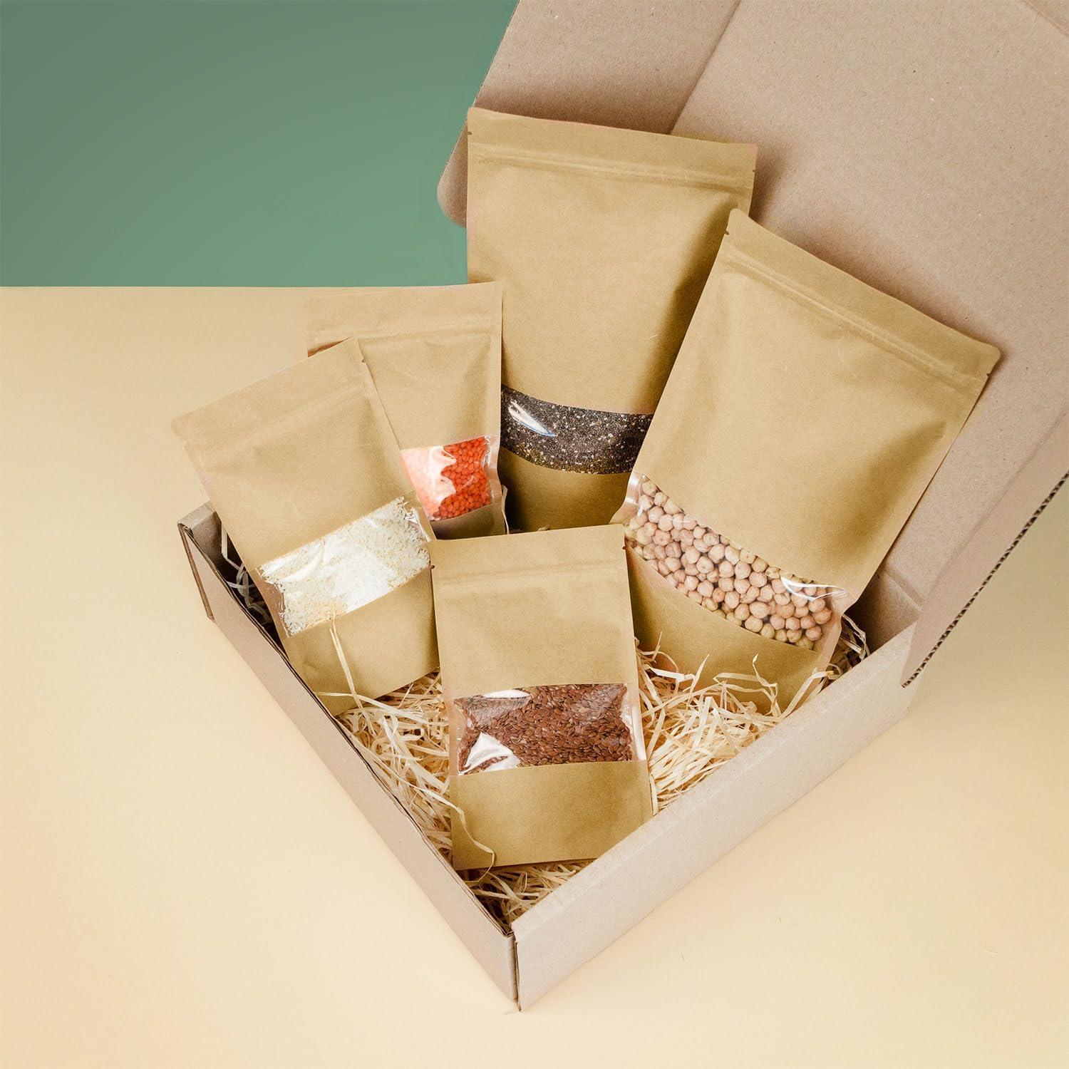 10*15CM BROWN ZIPLOCK BAG