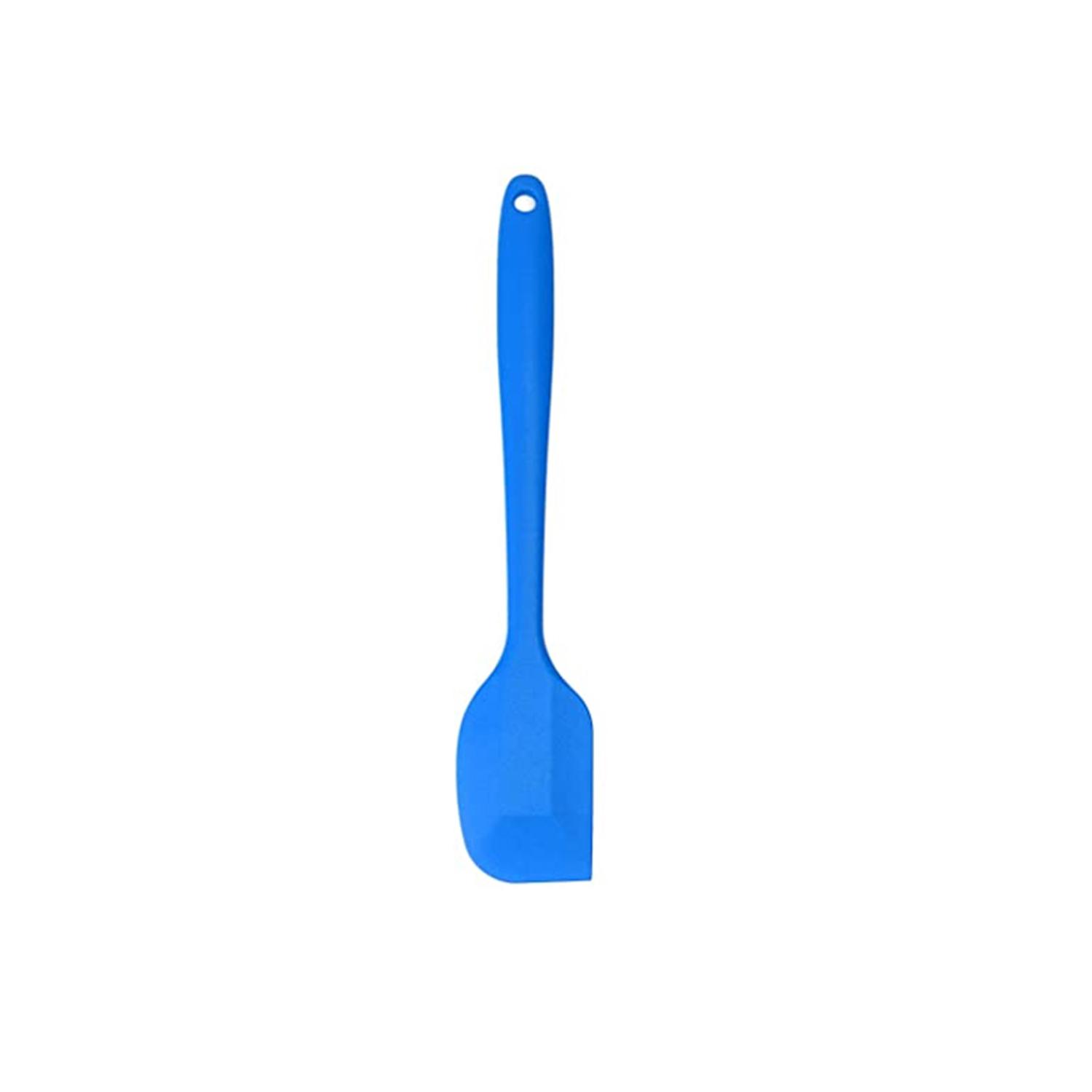 10''COLOURFUL SILICON SPATULA BLUE