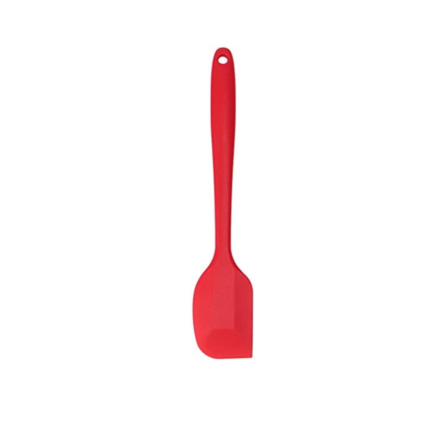 10''COLOURFUL SILICON SPATULA RED