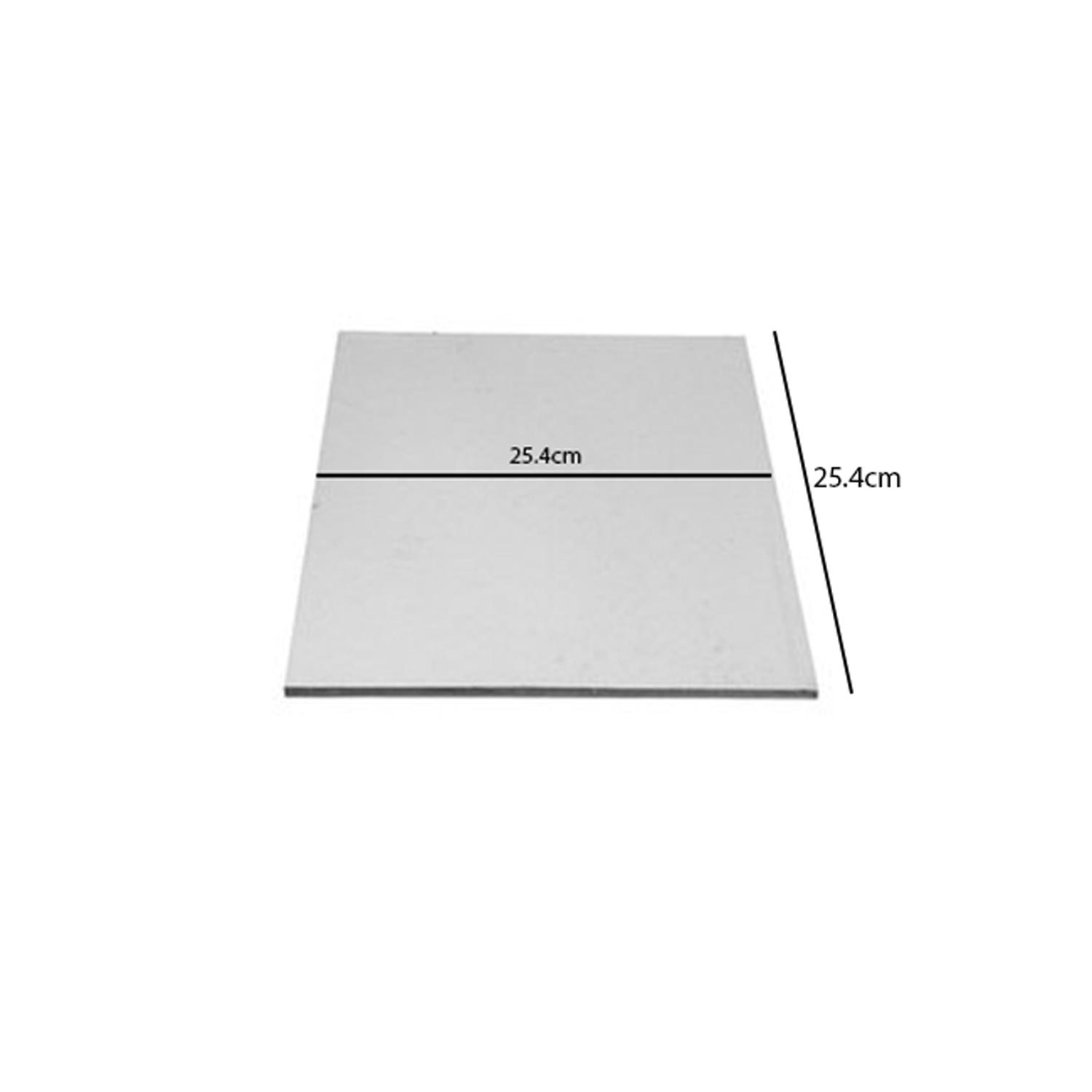 10'' SQUARE WHITE CAKE BOARD