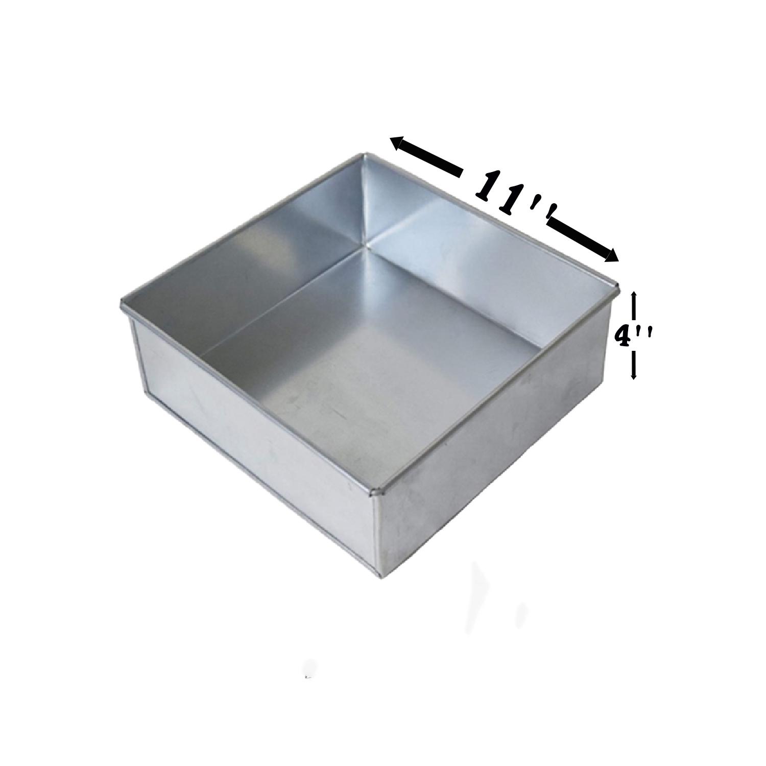 11'' X 4'' SQUARE TIN