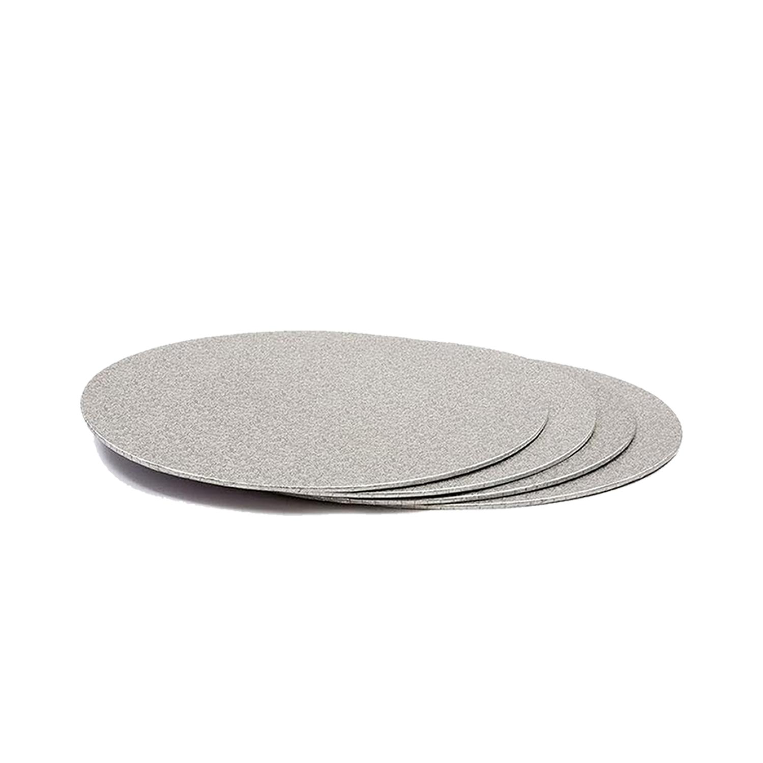 12'' ROUND SMOOTH SILVER CAKE BOARD