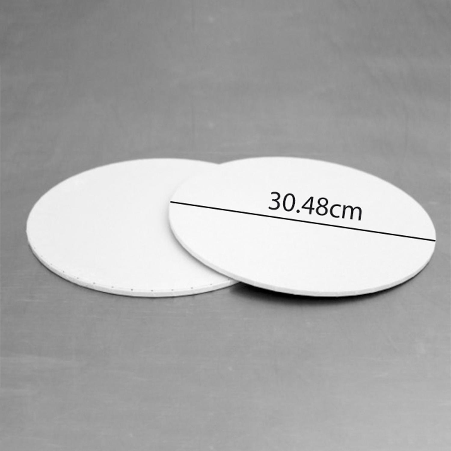 12'' ROUND WHITE CAKE BOARD