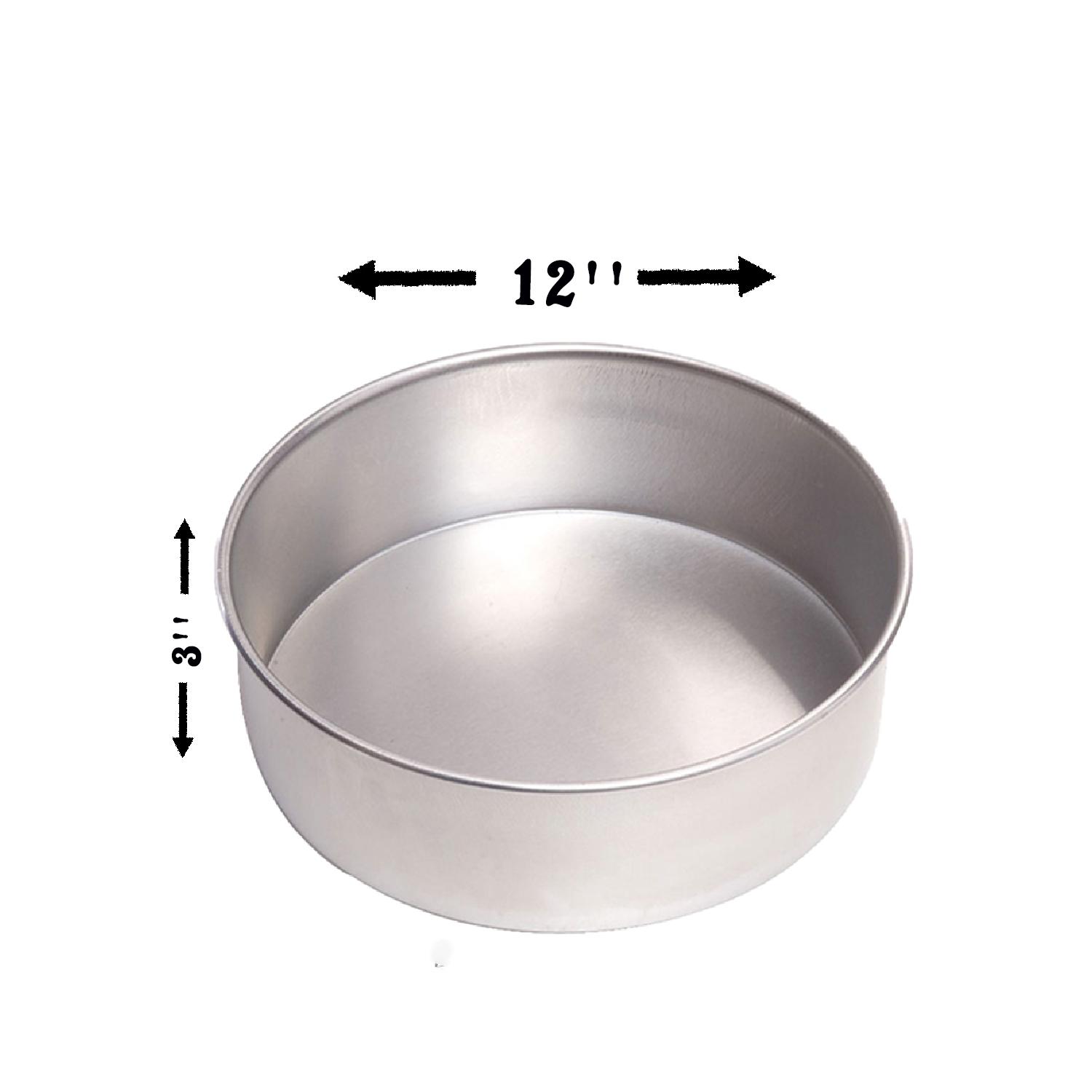 12'' X 3'' ROUND TIN