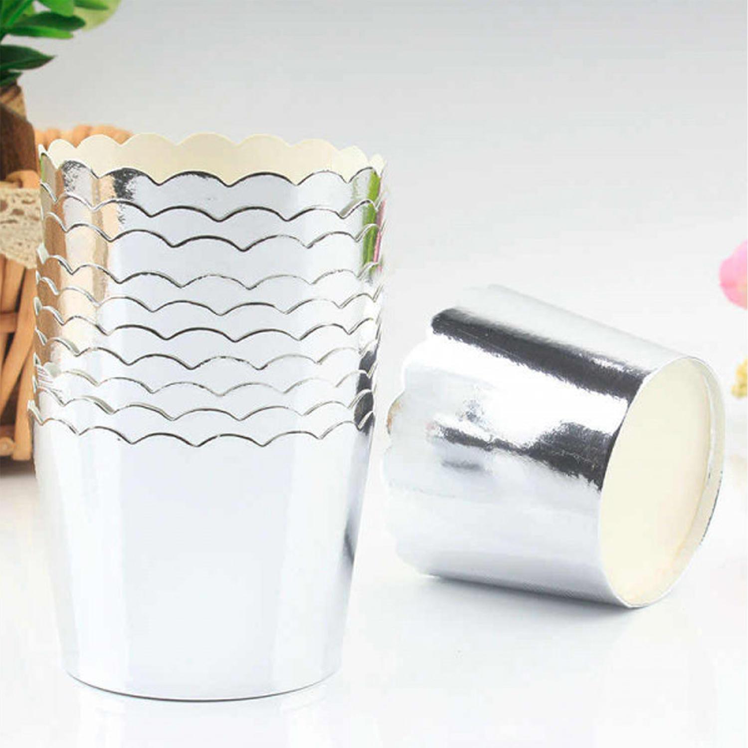 125MM SILVER PAPER CUP 25PCS