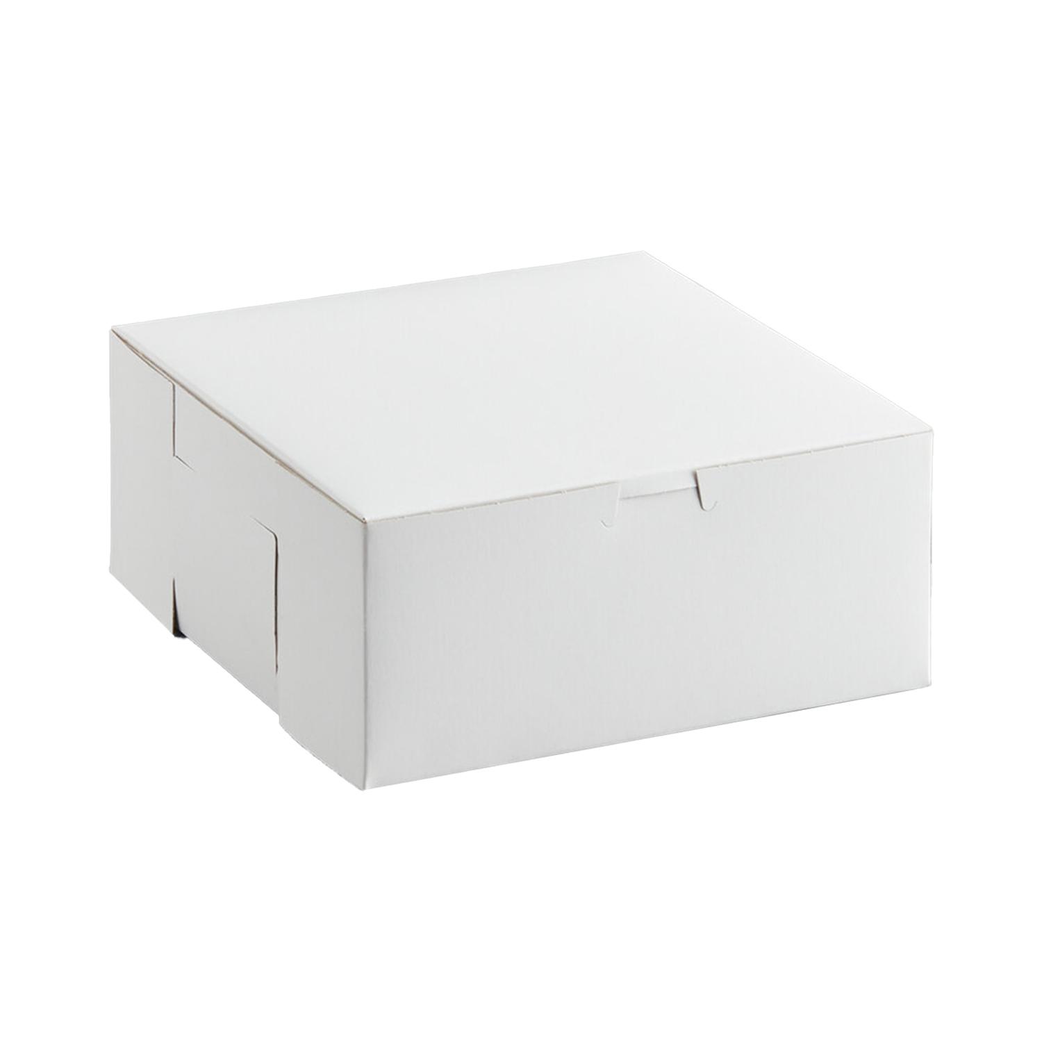 WHITE 14 X 14 X 5 INCHES CAKE BOX