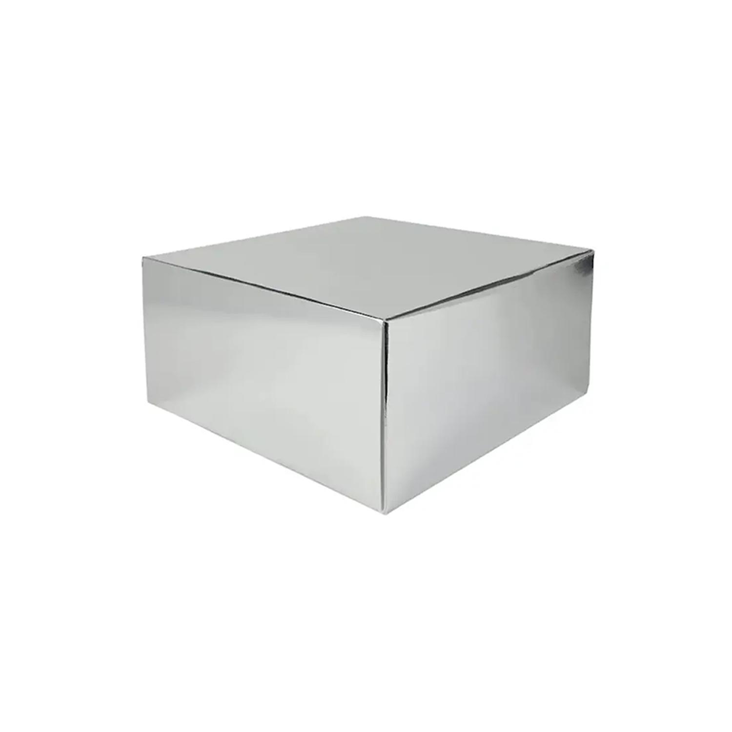 SILVER 18 X 18 X 5 INCHES CAKE BOX