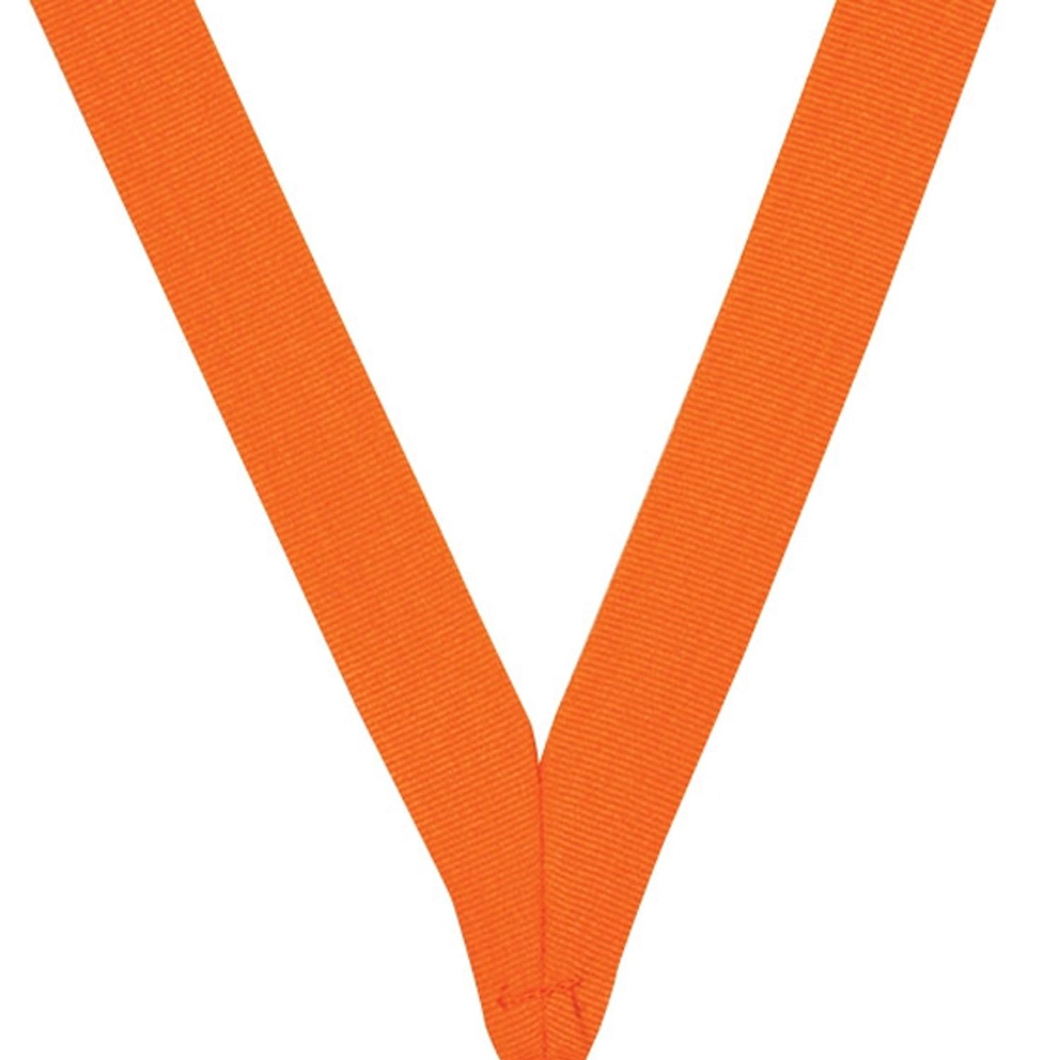 1M FANCY RIBBON FLORA ORANGE