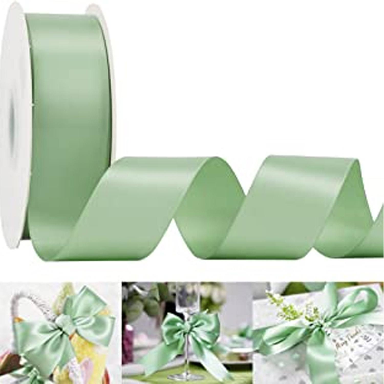 1M PAPER RIBBON LIGHT GREEN