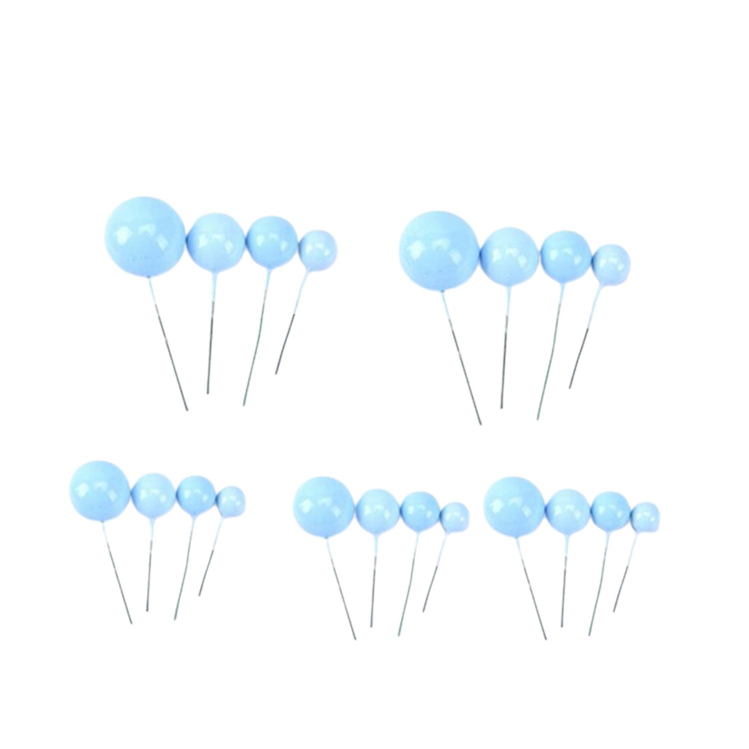 20PCS TURQUOISE SPHERE CAKE TOPPER