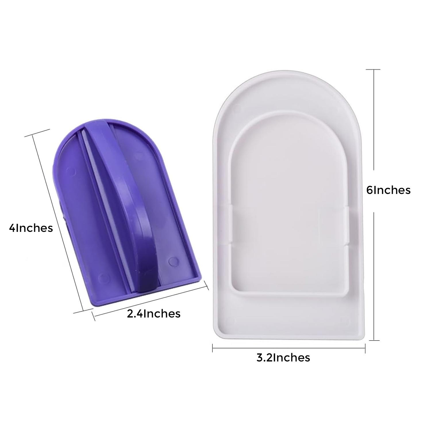 2PC SMOOTHER PURPLE 4'' AND WHITE 5.7''