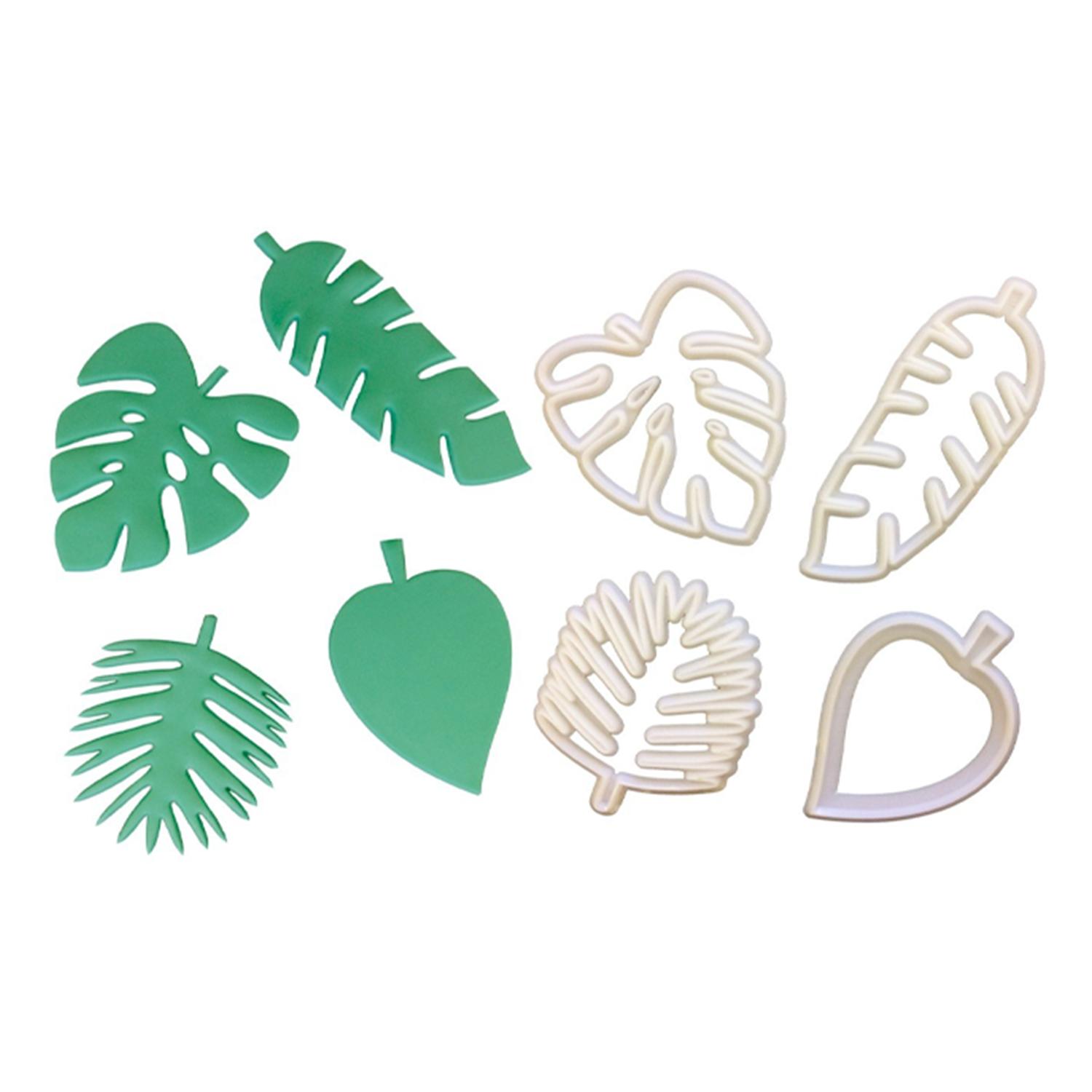 4PC TROPICAL LEAF CUTTER SET