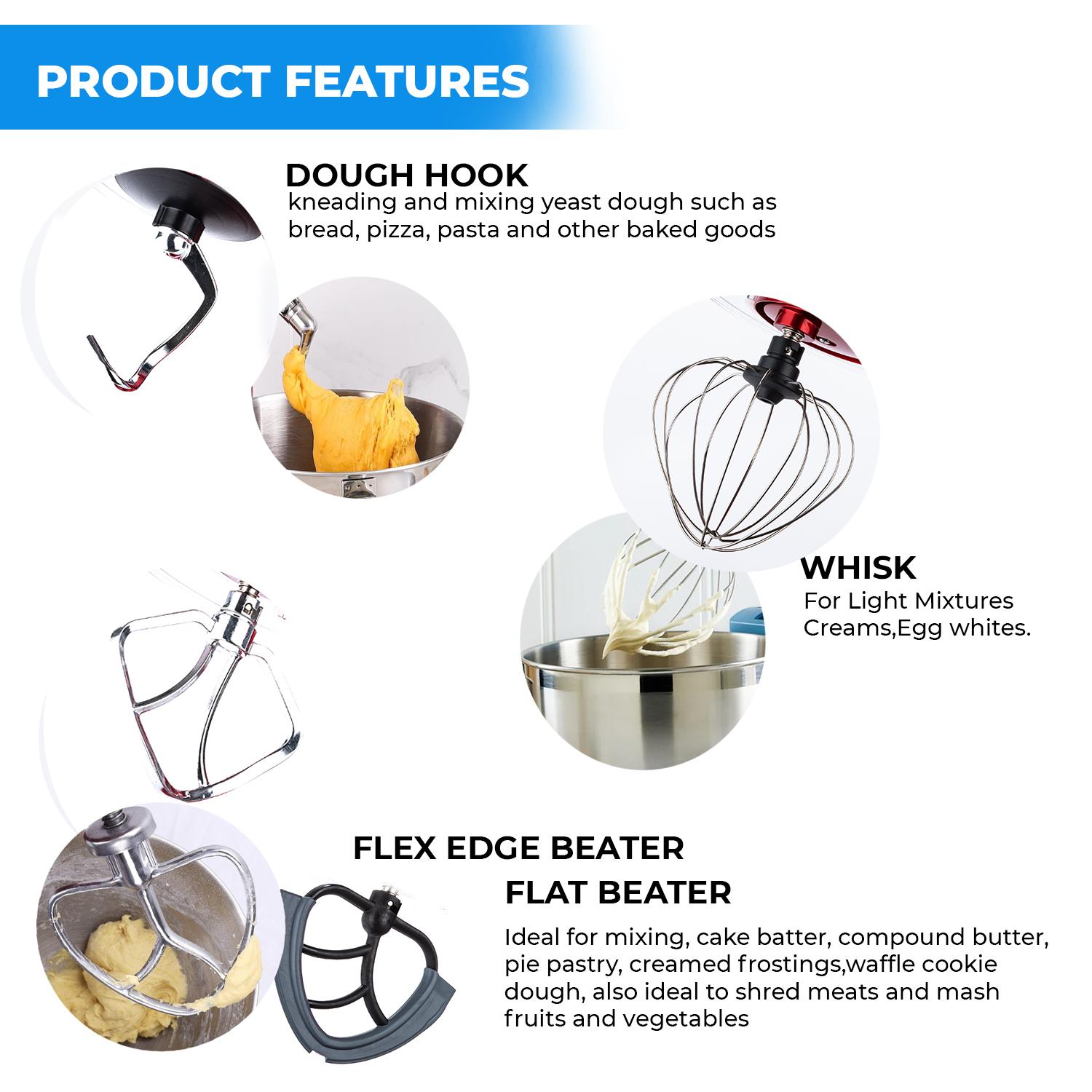 5.5L FOOD MIXER MERRIT RED