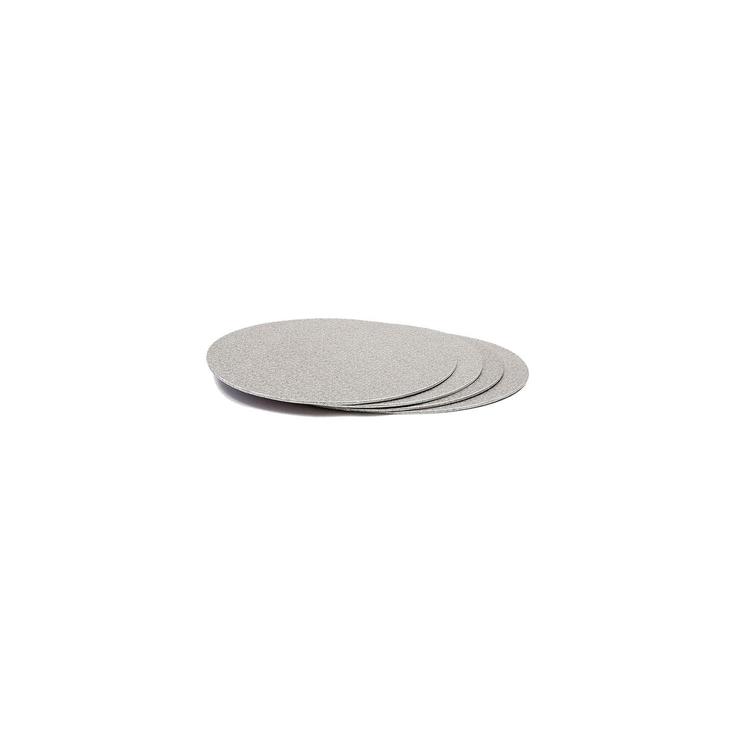 6'' ROUND SMOOTH SILVER CAKE BOARD