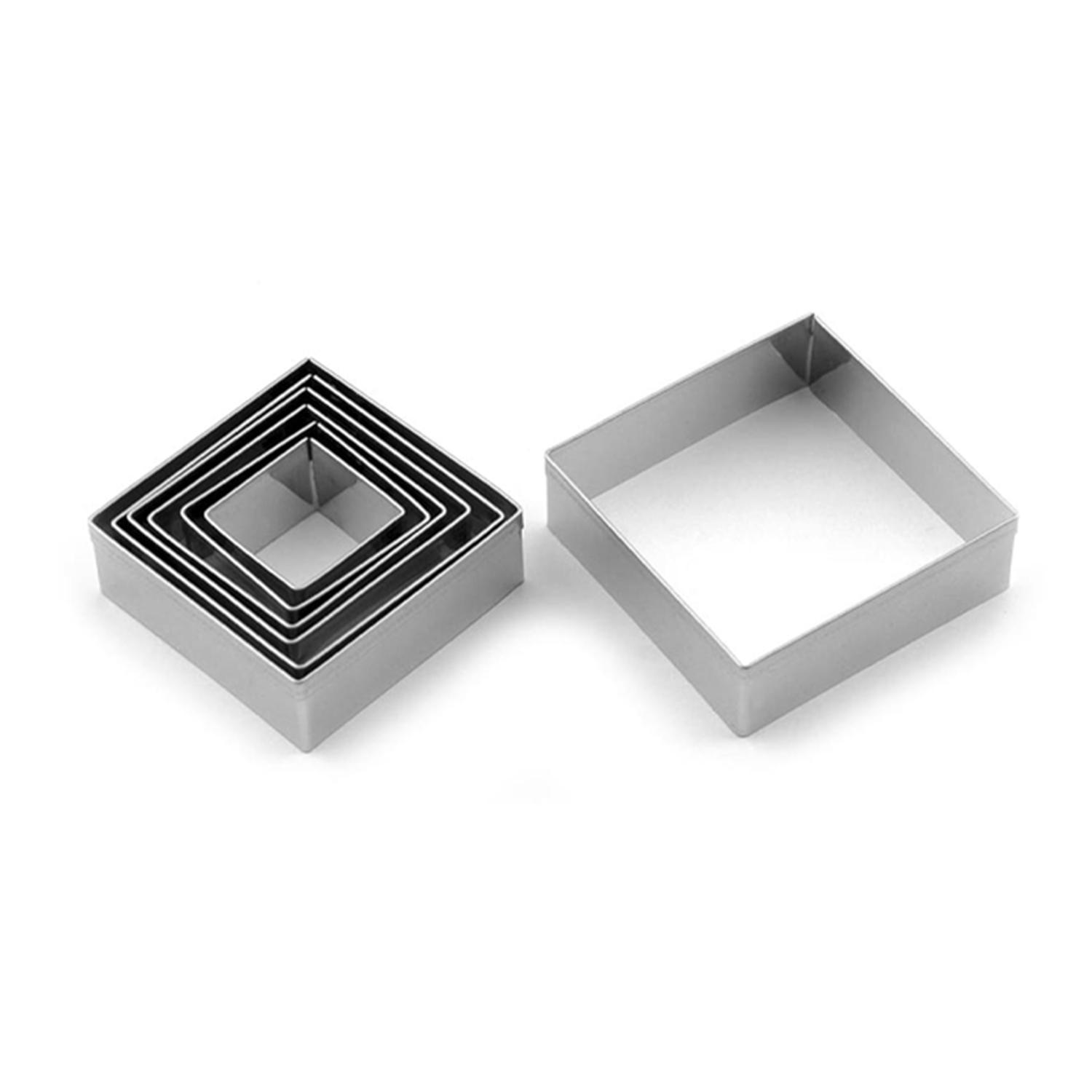 7PCS METALLIC SQUARE CUTTER SET