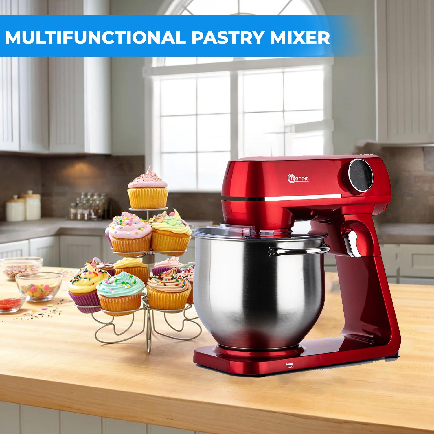 8 LITRES MERRIT STAND MIXER RED