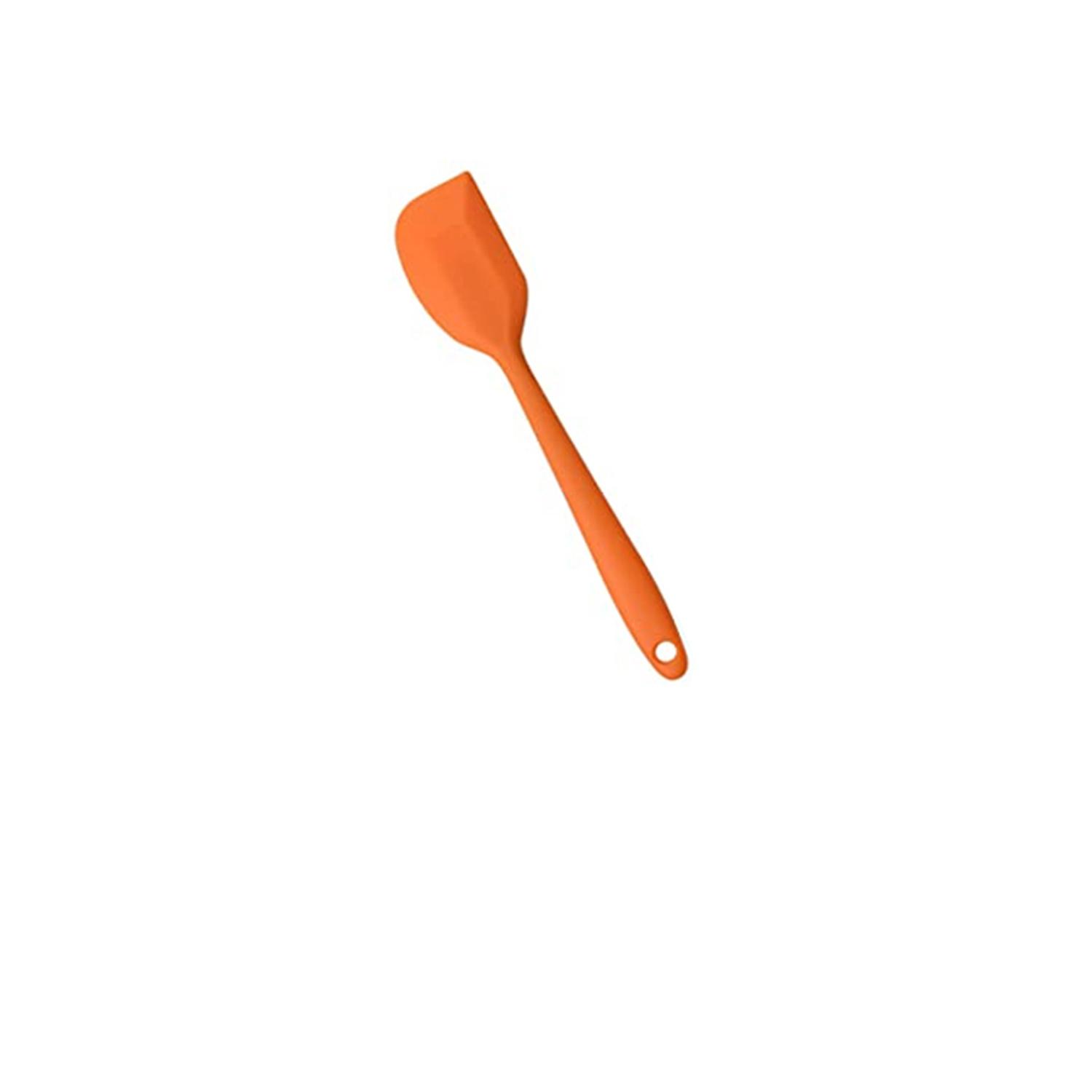 8'' COLOURFUL SILICON SPATULA ORANGE