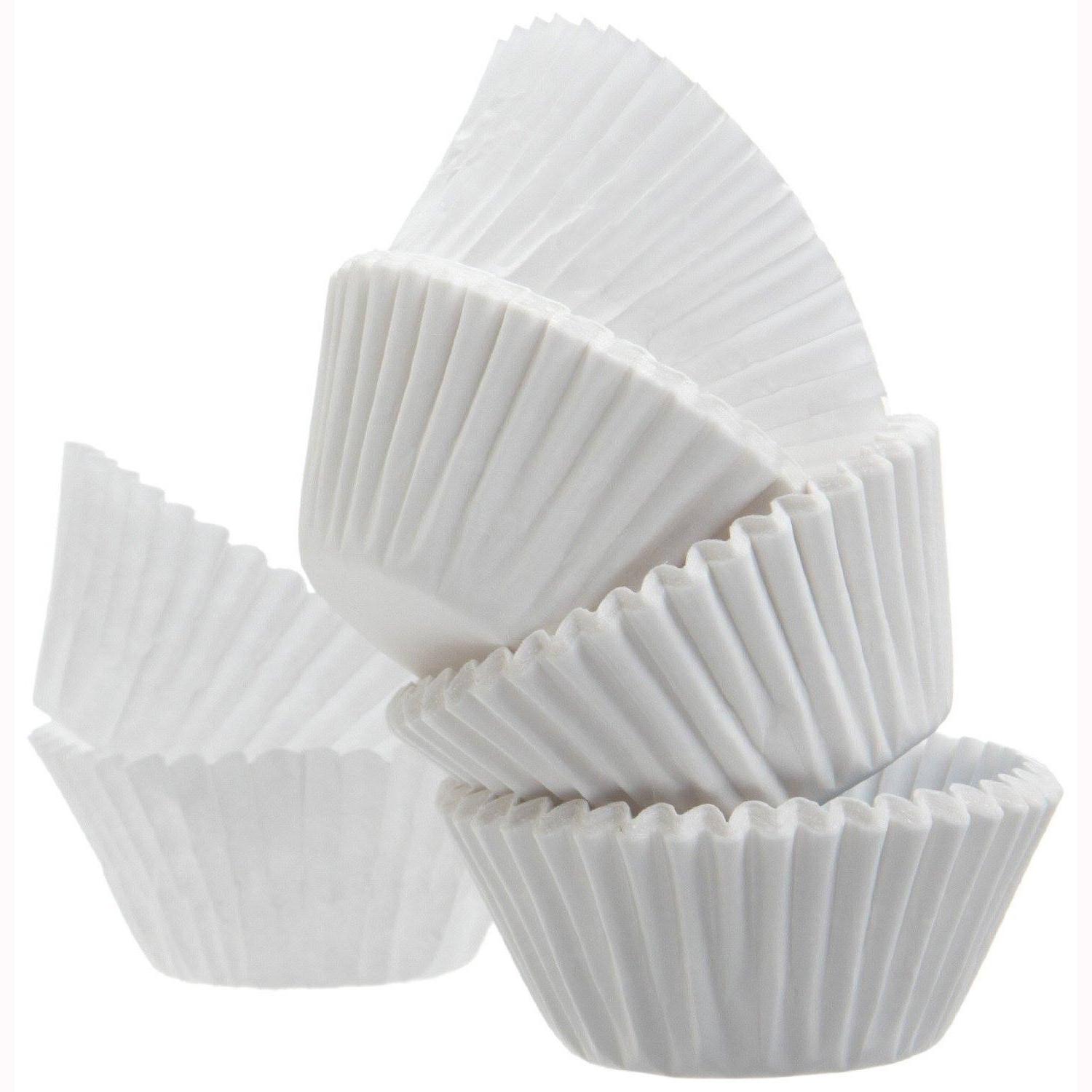 85MM WHITE CUPCAKE CASES 200PCS