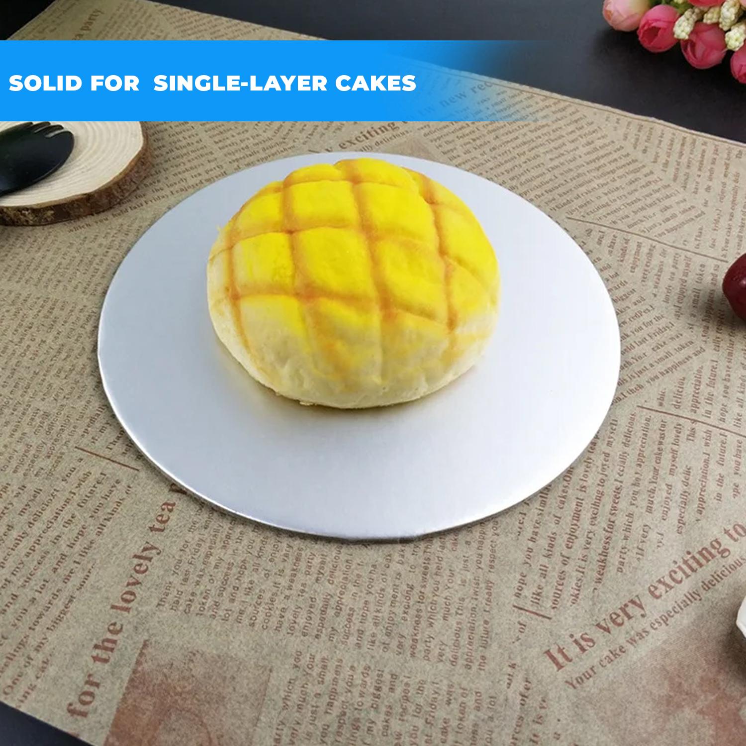 9'' ROUND SILVER CAKE BOARD