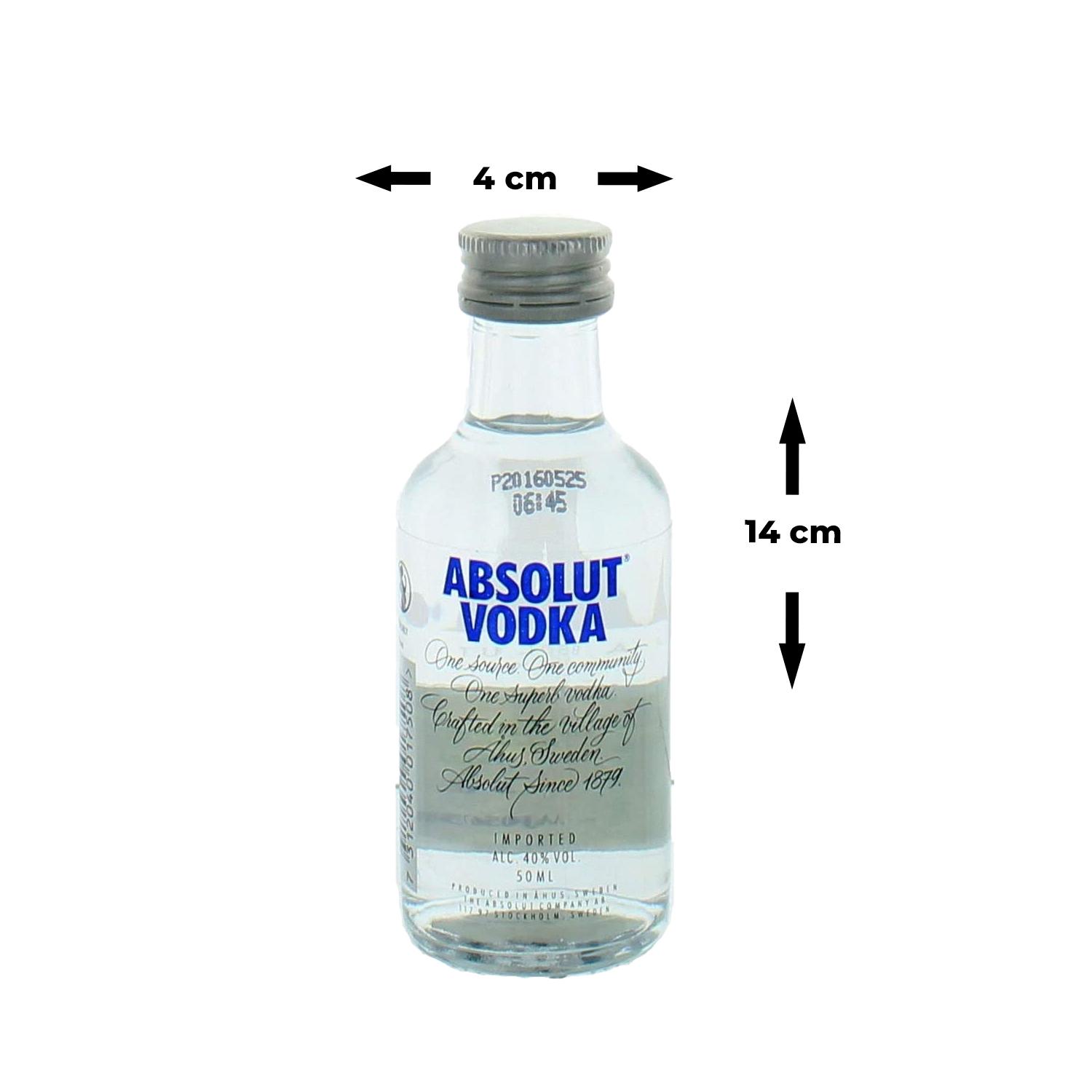 ABSOLUTE VODKA MINIATURE BOTTLE