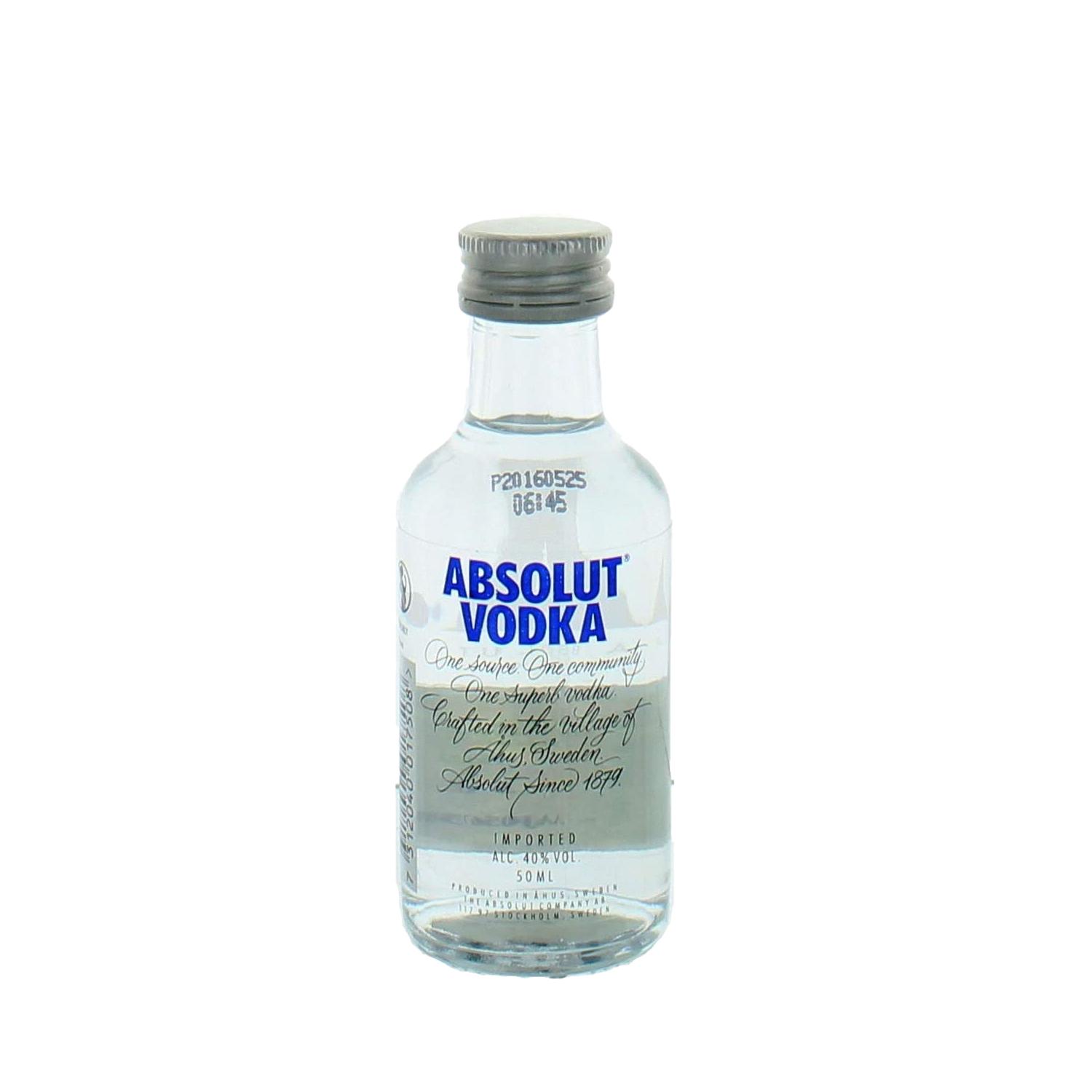 ABSOLUTE VODKA MINIATURE BOTTLE