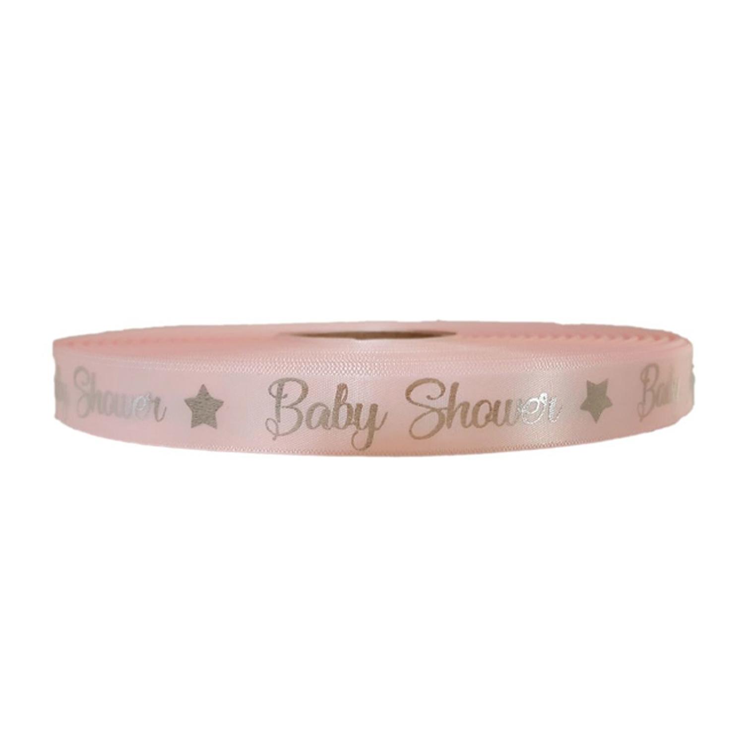 BABY SHOWER SATIN RIBBON PINK