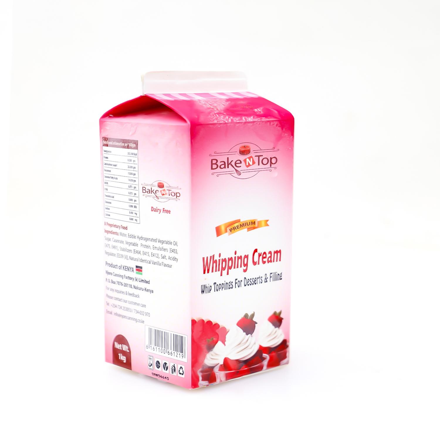 BAKE N TOP WHIP CREAM WHITE 500GMS