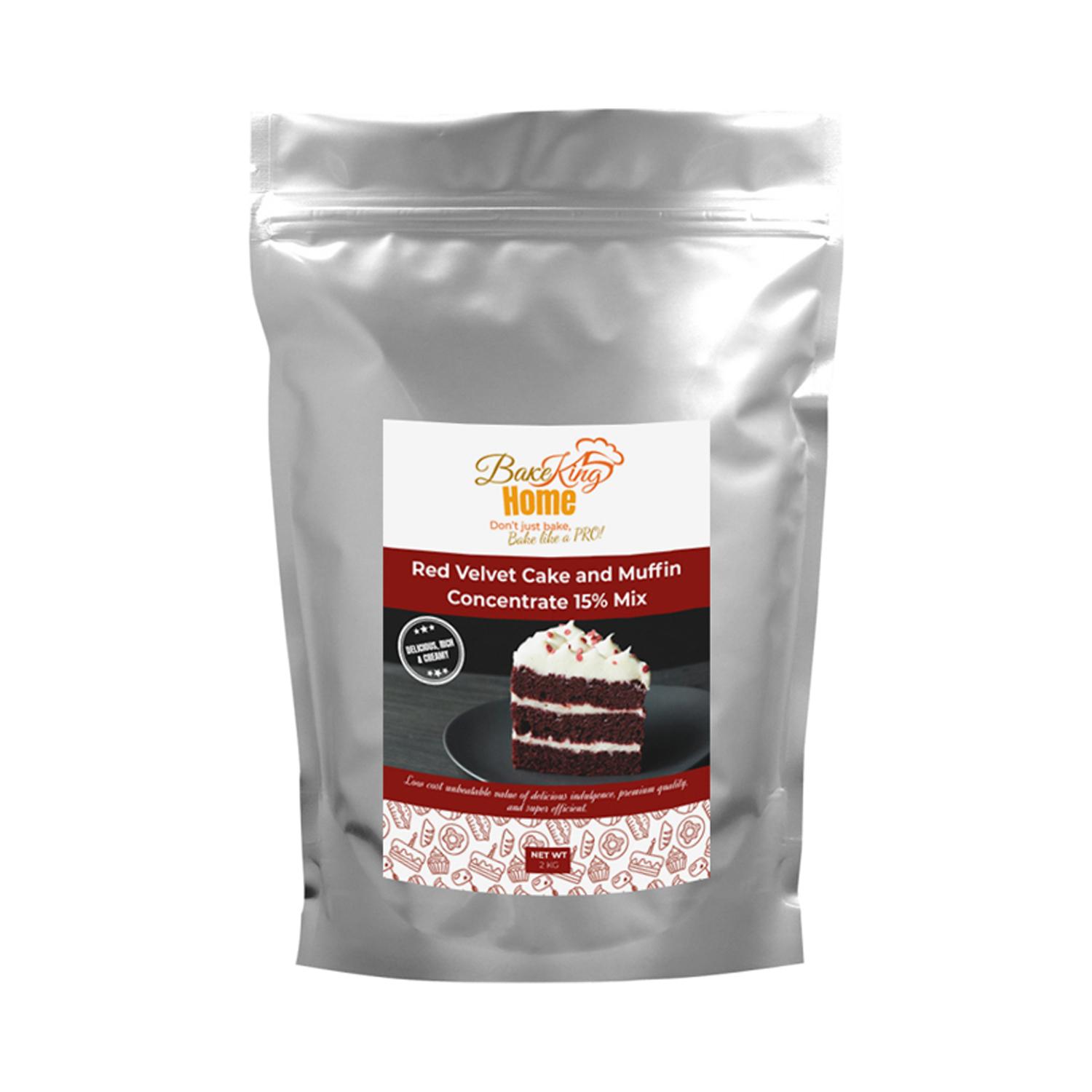 BAKEKING RED VELVET CAKE AND MUFFIN CONCENTRATE 2KG
